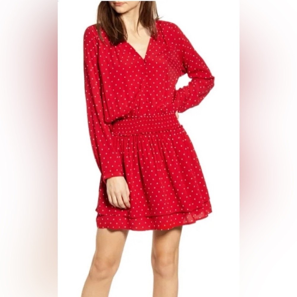 Rails Red and White Polka Dot Jasmine Dress